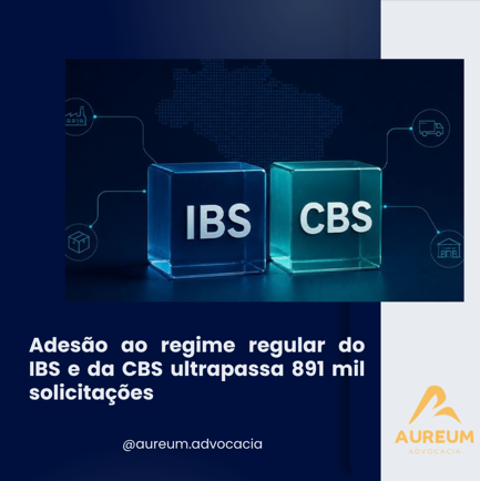 Adesão ao regime regular do IBS e da CBS ultrapassa 891 mil solicitações